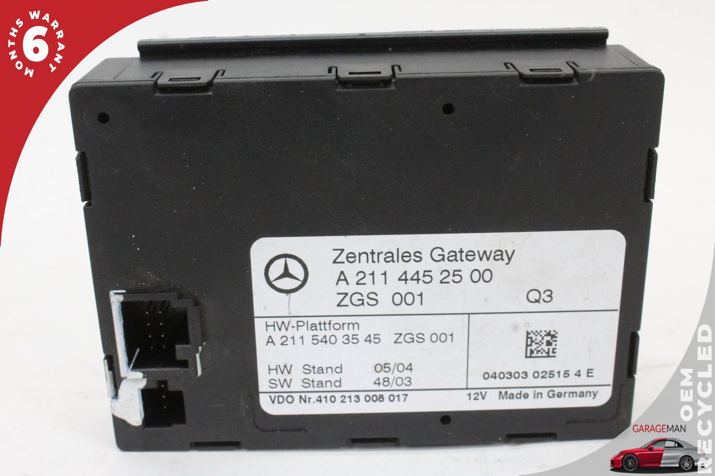 2003-2011 Mercedes W211 E500 Central Gateway Control Module Unit 2115403545 OEM