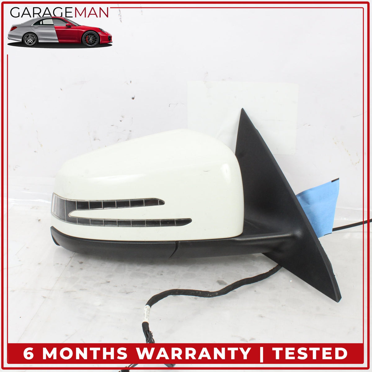 2014-2019 Mercedes W117 CLA250 Front Right Door Rear View Mirror w/o Glass OEM