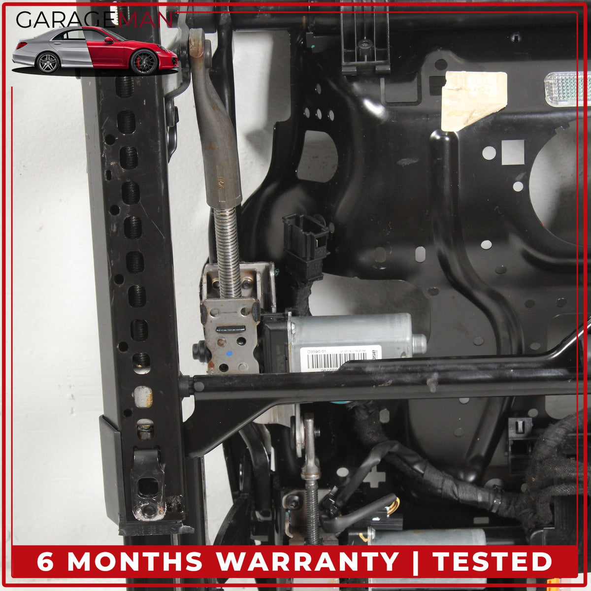 2012-2018 Audi A6 A7 Front Left Driver Side Seat Track Rail Frame w/ Motor OEM