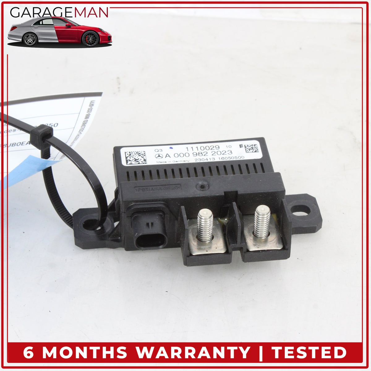 2010-2017 Mercedes W212 E350 Battery Monitoring Control Module 0009822023 OEM