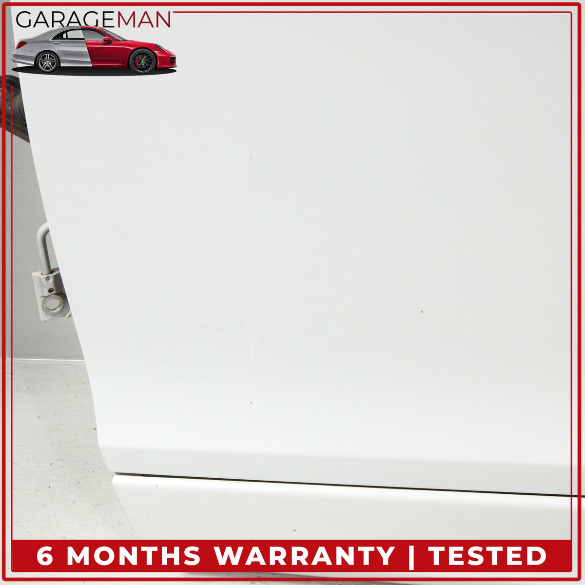 2007-2015 Audi Q7 Front Left Driver Side Door Shell Glacier White Metallic OEM
