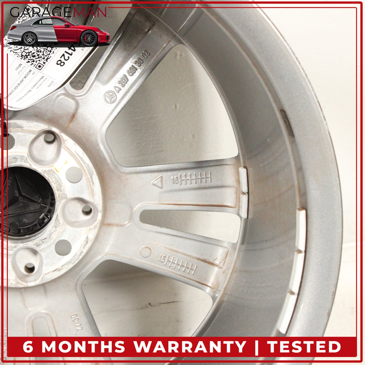 2014-2017 Mercedes C207 E400 Coupe Rear Wheel Rim 8.5JX18H2 ET49 2074013002 OEM