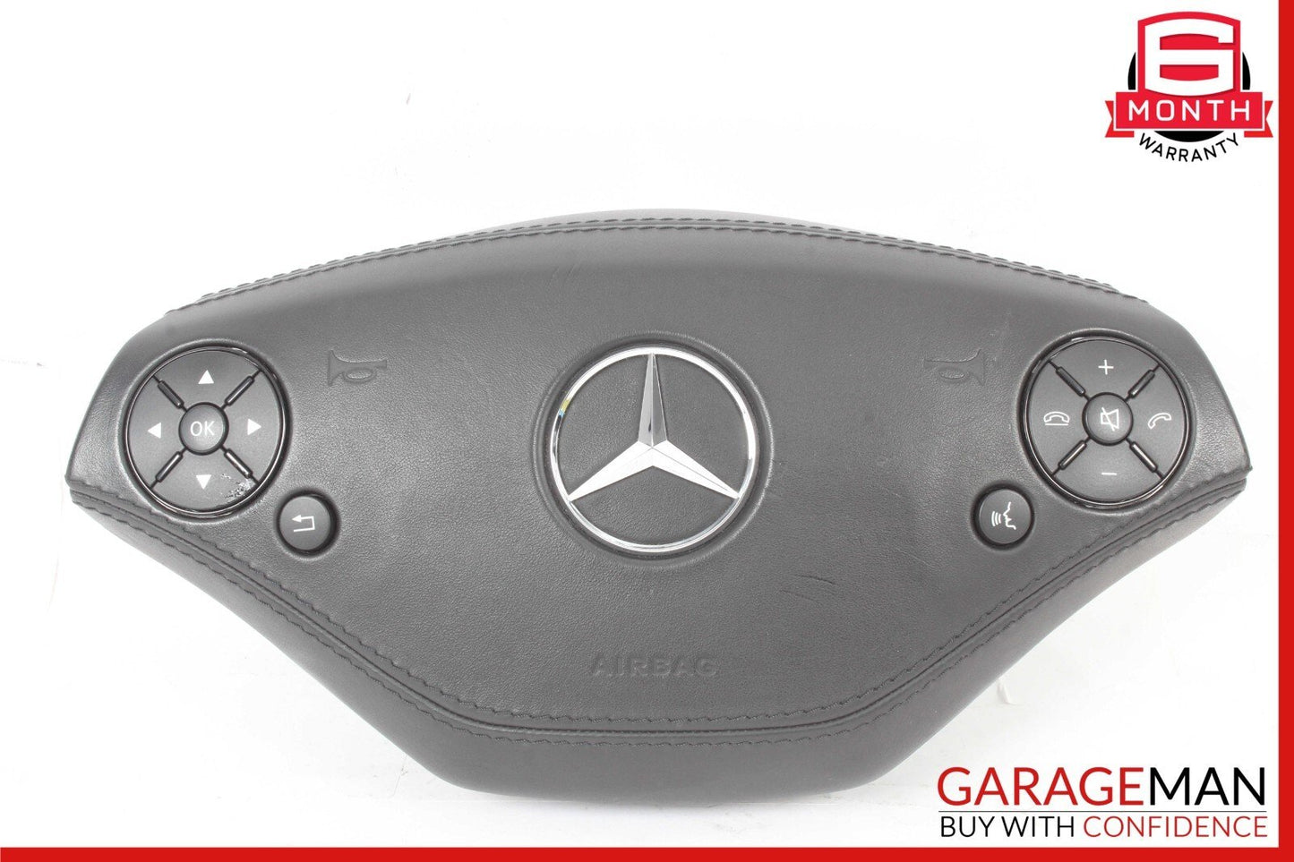 10-14 Mercedes W221 S400 CL550 CL600 Steering Wheel Airbag Air Bag Black OEM