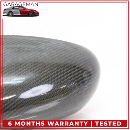 1999-2005 Porsche 911 Left Door Rear View Mirror Red w/ Carbon Fiber Cover OEM