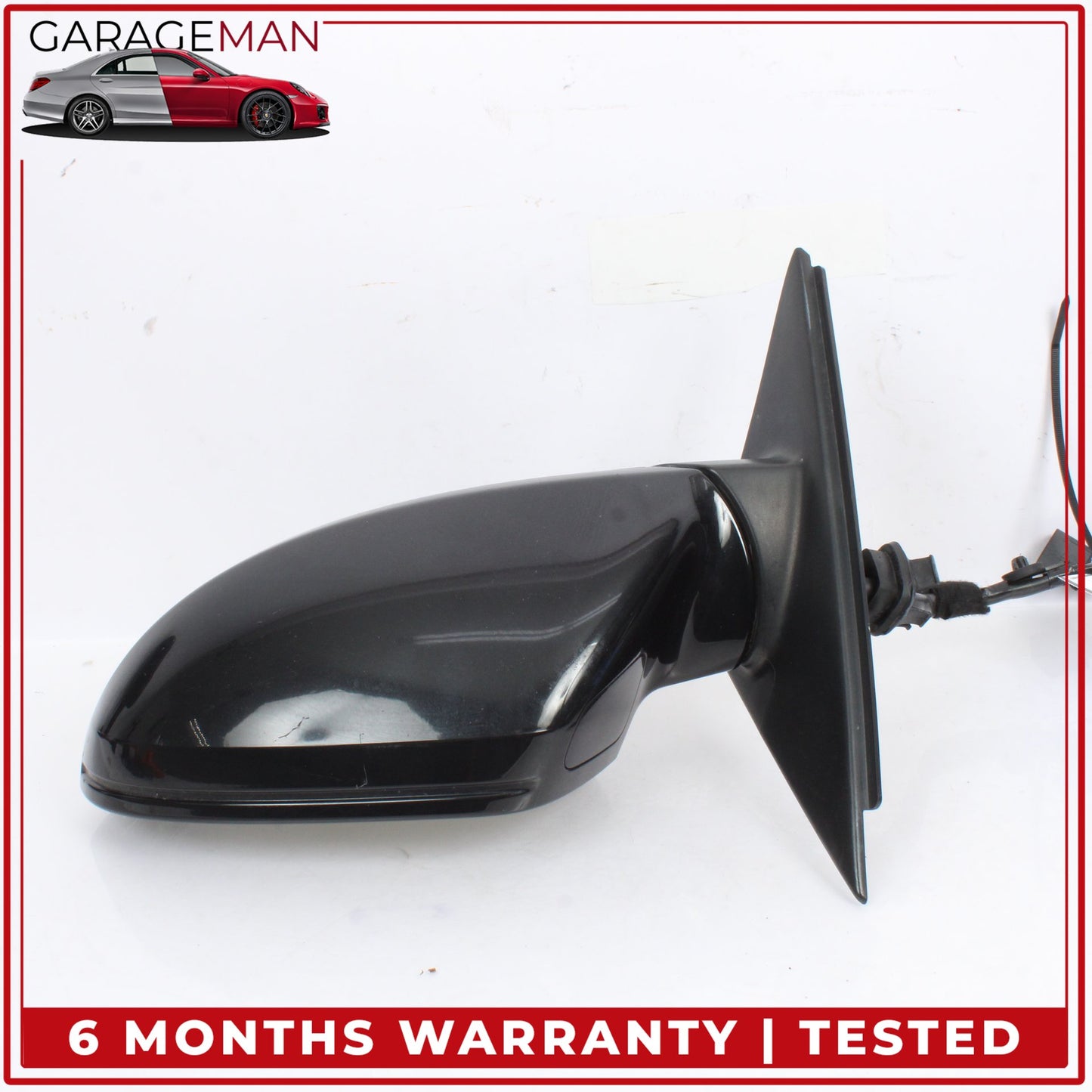 2012-2018 Audi A6 S6 Front Left Side Door Rear View Mirror w/ Camera Black OEM