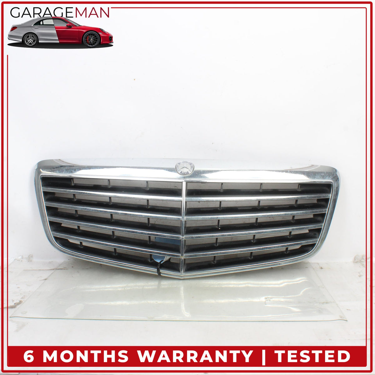 2007-2009 Mercedes-Benz E350 W211 Front Hood Radiator Grille 2118801783 OEM