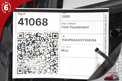 2002-2005 Ford Thunderbird Front Left Side Door Shell Black 1W6Z7620125AA OEM