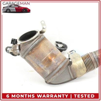 2010-2017 BMW 550i F07 Left Driver Side Exhaust Downpipe 7645441 OEM