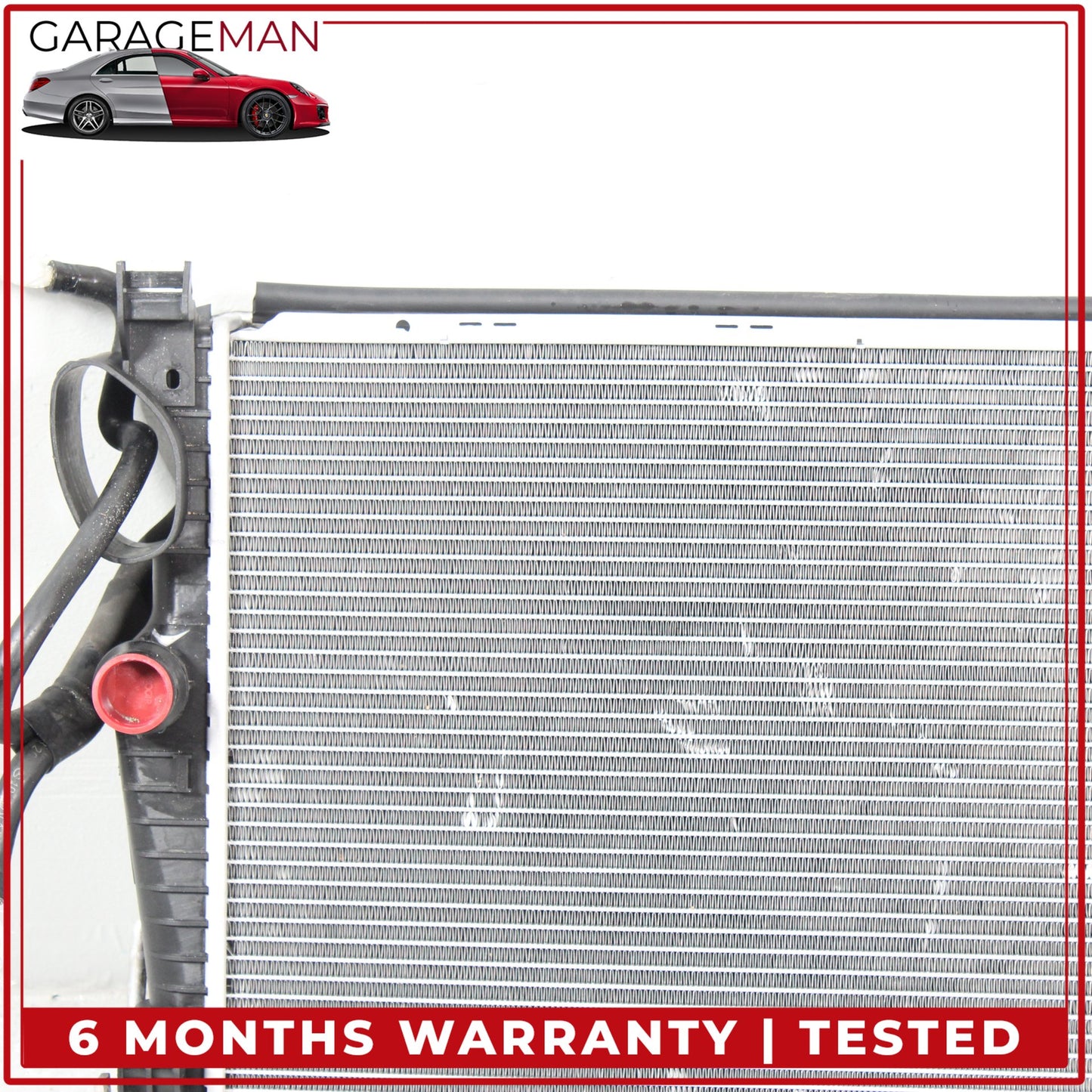 2003-2006 Mercedes R230 SL500 Engine Cooling Radiator AC Condenser Assembly OEM