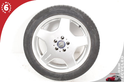 2000-2006 Mercedes W220 S500 Front Wheel Rim w/ Tire 8.5JX18 ET44 2204011802 OEM
