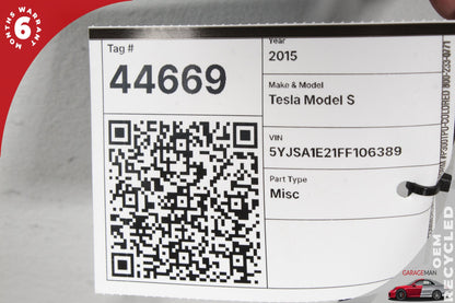 2012-2015 Tesla Model S 85D Hatchback Front Right Lower Bottom Seat Cushion