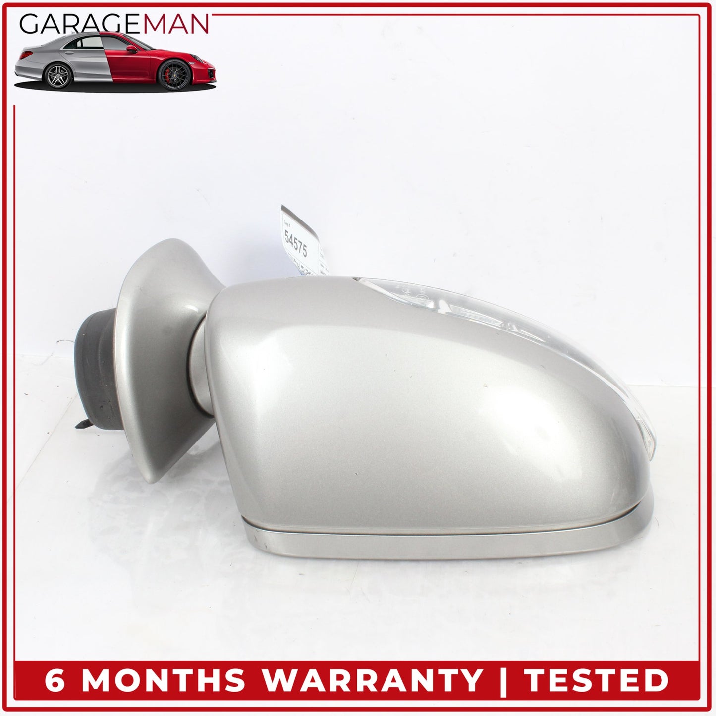 2007-2009 Mercedes W211 E350 Right Door Rear View Mirror Silver Metallic OEM