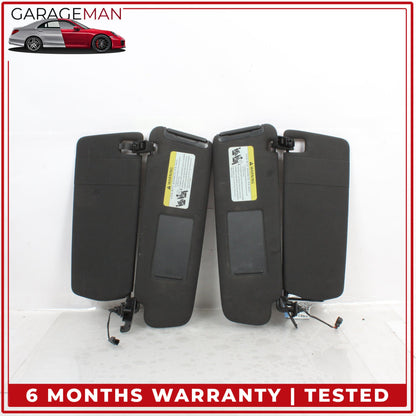 2007-2015 Audi Q7 4L SUV Front Left and Right Side Sun Visor Black 4L0857552 OEM