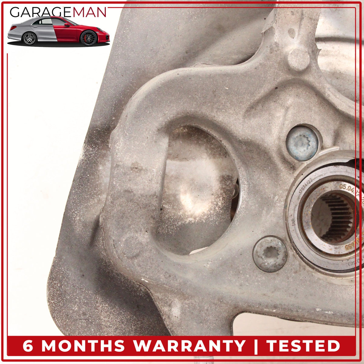 2011-2018 Porsche Cayenne 958 Front Left Side Spindle Knuckle Wheel Hub OEM