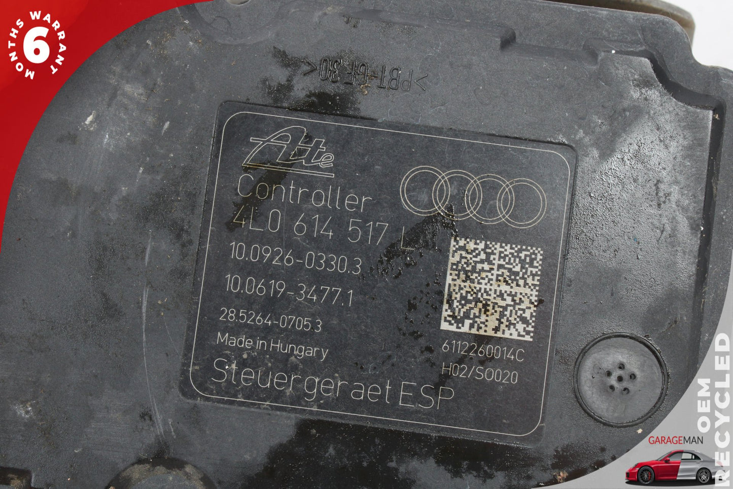 2010-2015 Audi Q7 SUV ABS Anti Lock Brake Pump Module 4L0614517L OEM