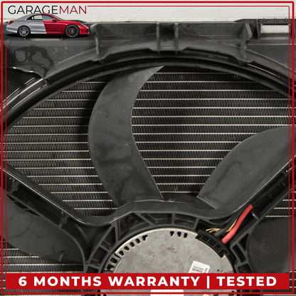 2006-2013 Mercedes W164 ML350 Cooling Radiator Fan Blade Shroud Assembly OEM