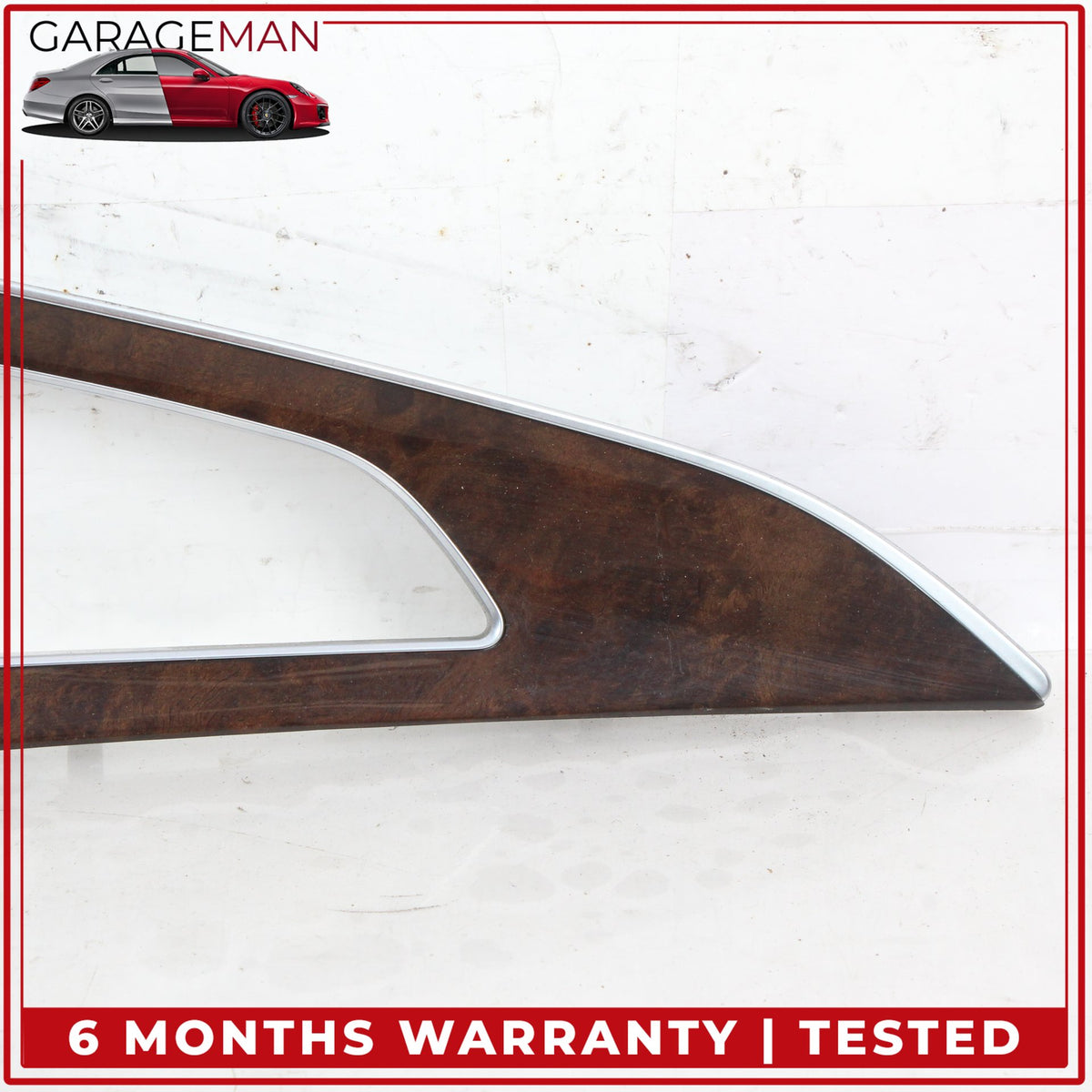 2012-2018 Audi A6 A7 Front and Rear Side Door Trim Cover Panel Wood Set OEM