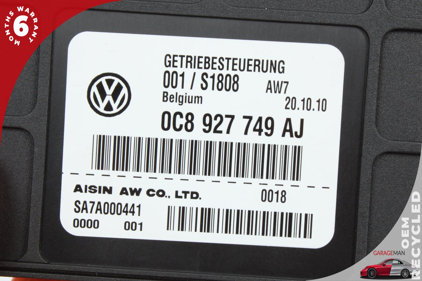 2011 Porsche Cayenne 958 Transmission Control Module Unit TCU 0C8927749AJ OEM