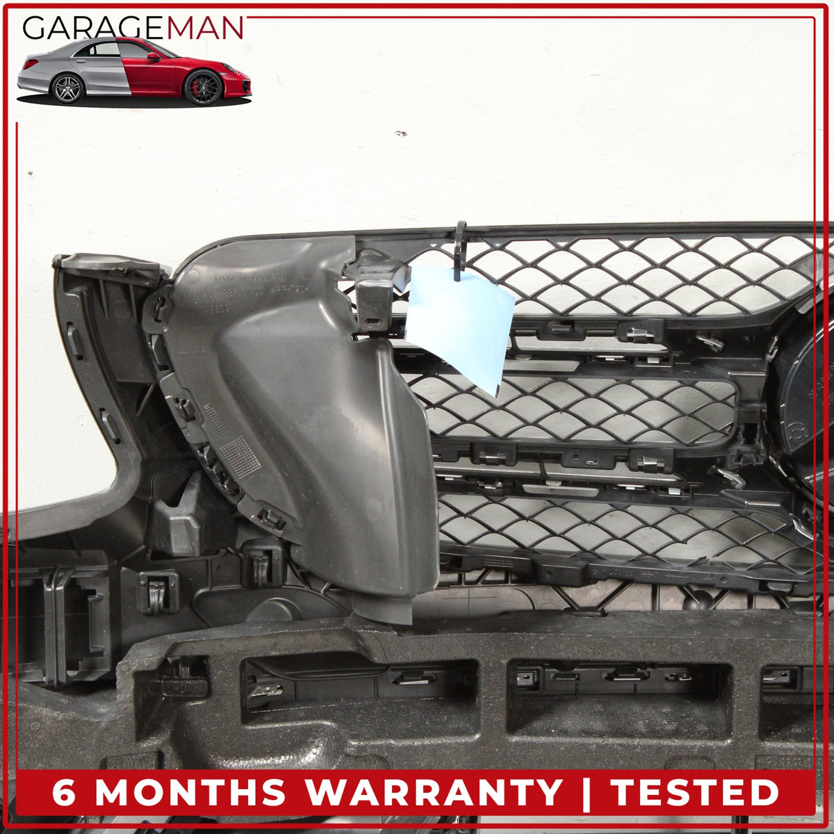 2016-2019 Mercedes X253 GLC300 Front Bumper Cover Assembly Gray Metallic OEM