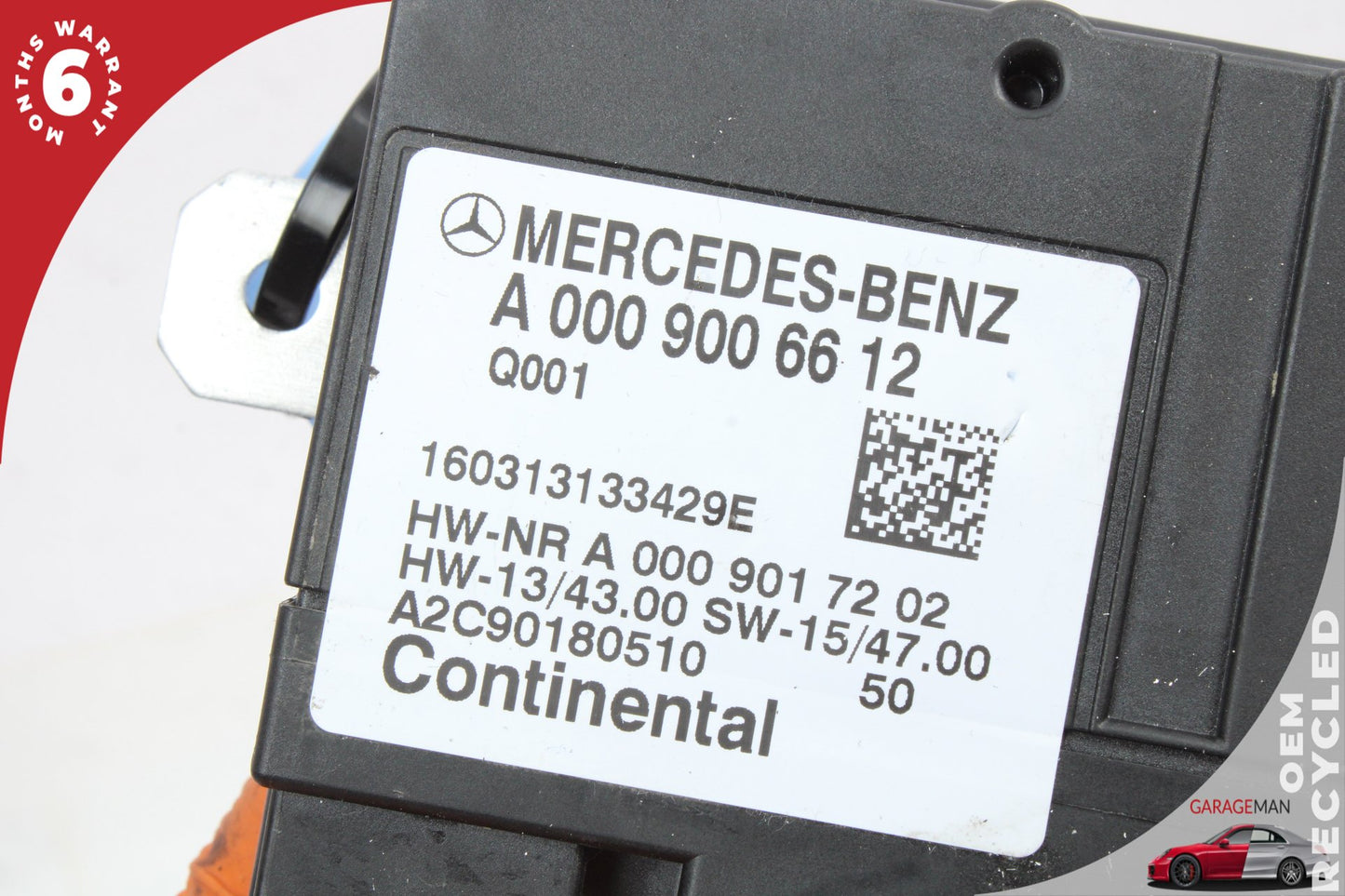 2017-2019 Mercedes-Benz E400 W213 AWD Fuel Pump Control Module 0009006612 OEM