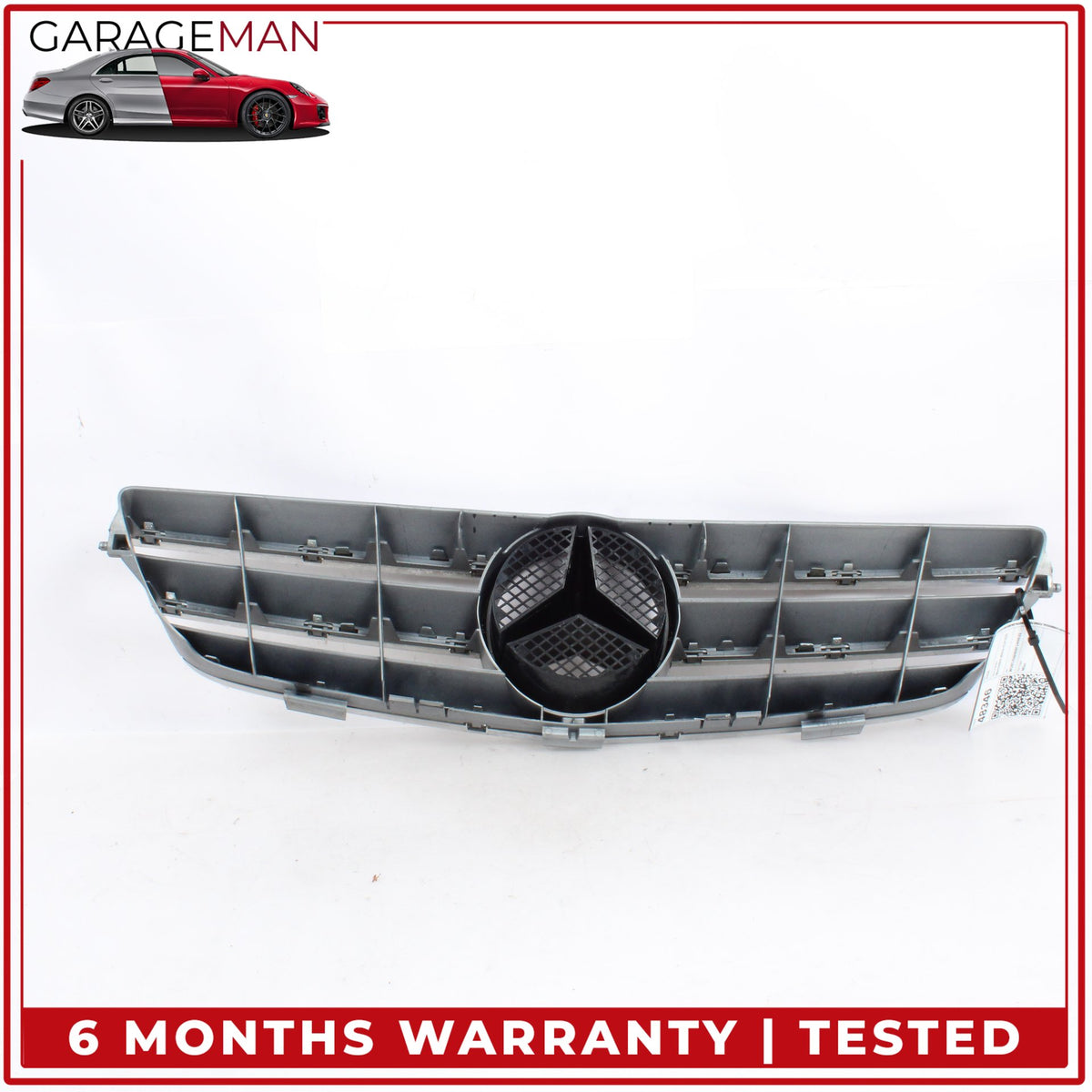 2003-2009 Mercedes W209 CLK350 Front Radiator Hood Center Grill Grille OEM