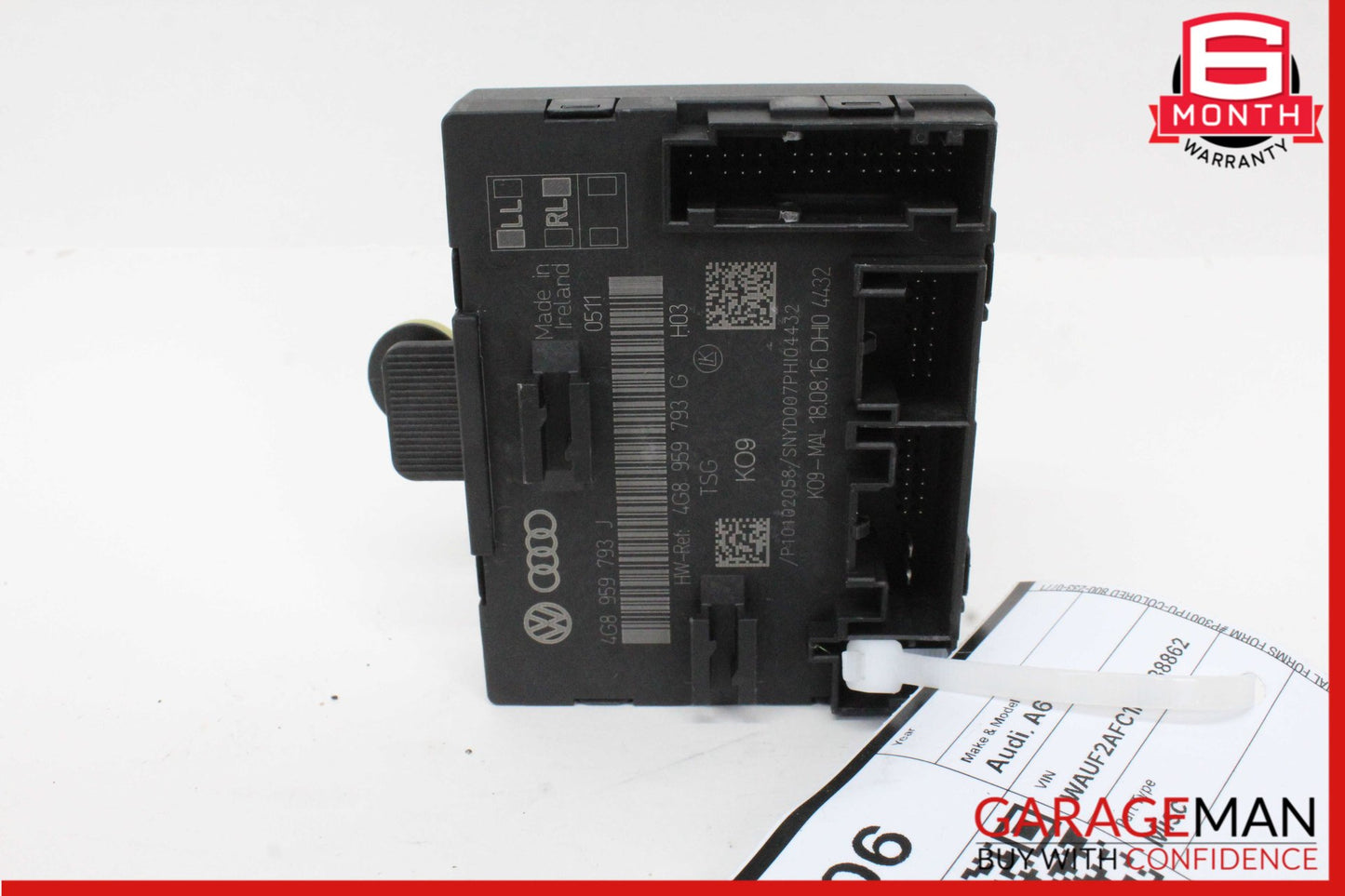 2012-2018 Audi A6 Front Left Driver Side Door Control Module Unit 4G8959793J OEM