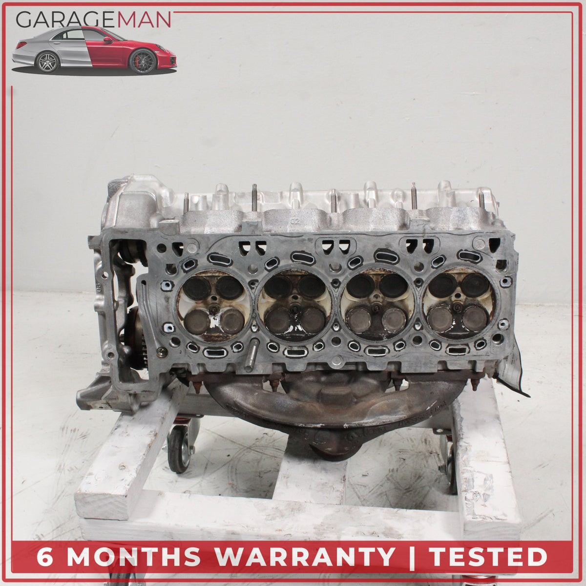 2008-2014 BMW 650i 550i X5 X6 4.4L V8 N63 Left Side Cylinder Head 7573940 OEM