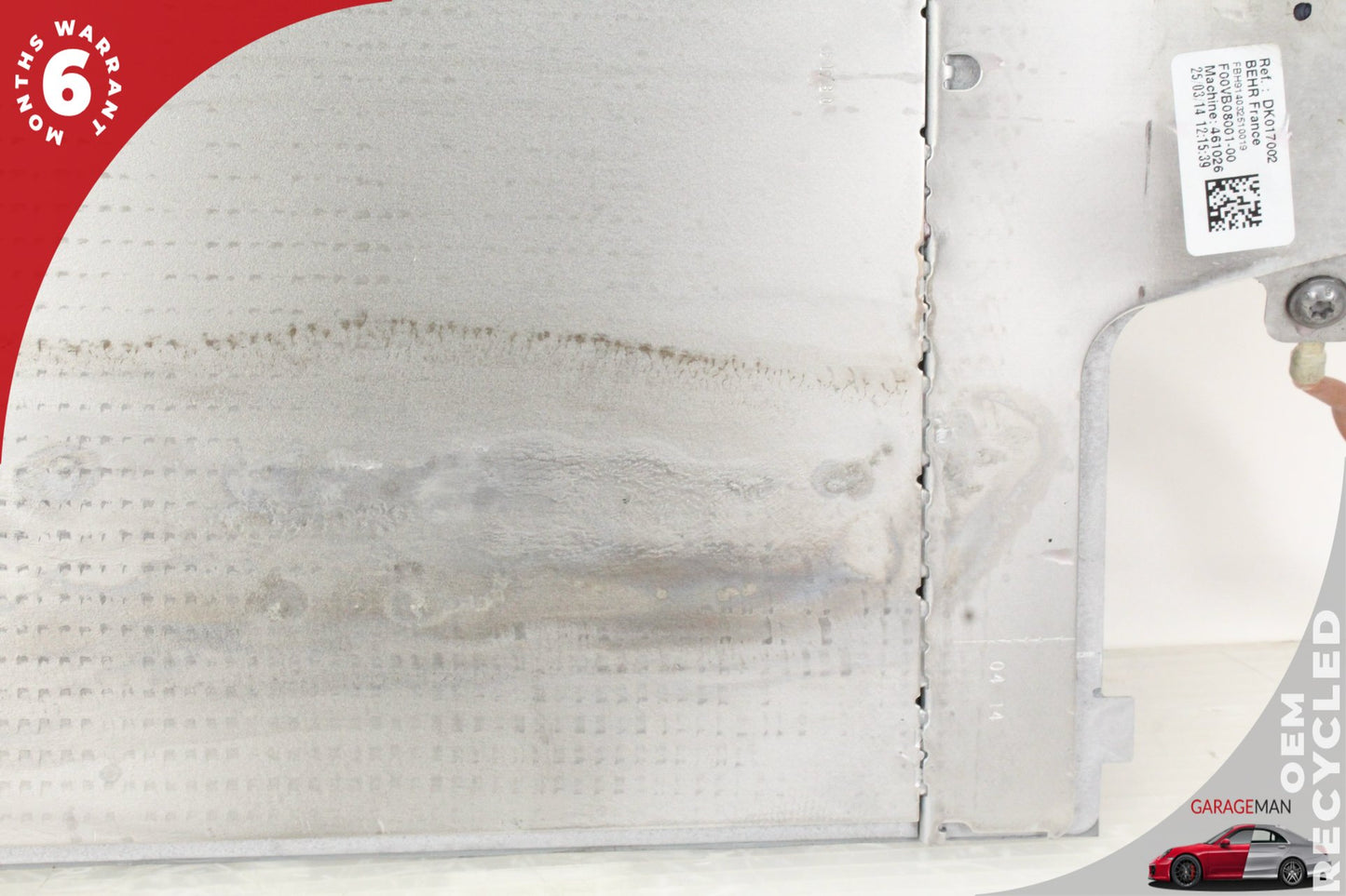 2014-2016 Porsche Panamera 970 E-Hybrid Battery Cooling Matt F00VB08001-00 OEM