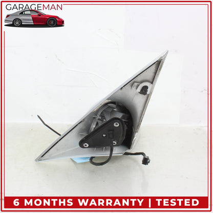 2005-2008 Mercedes R171 SLK280 Left Door Rear View Mirror Silver Metallic OEM