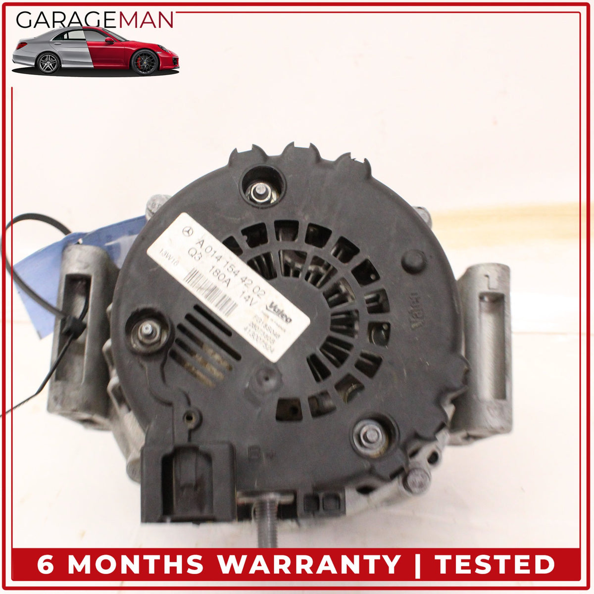 2012-2016 Mercedes W212 E350 E400 Engine Generator Alternator 0141544202 OEM