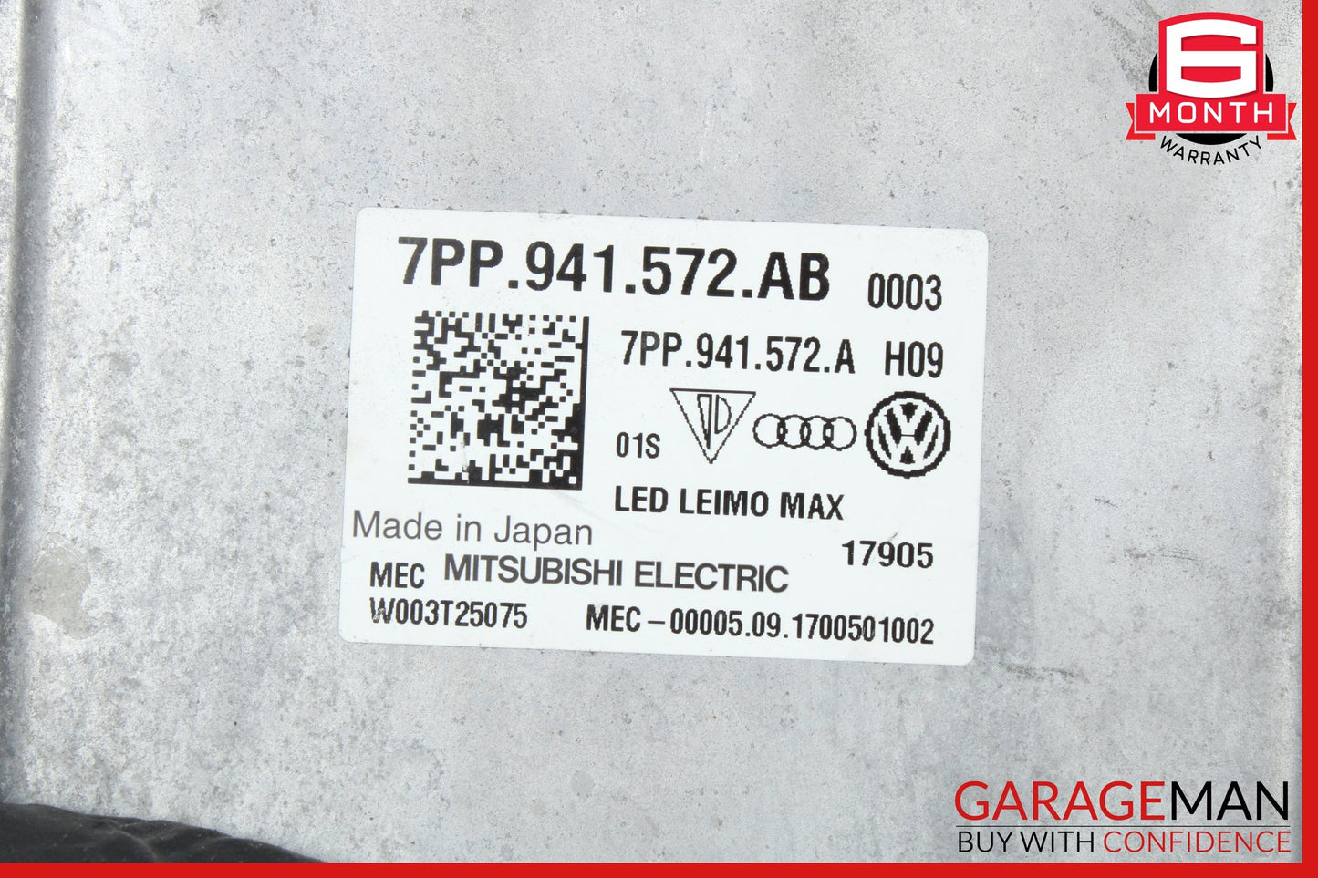 2017-2019 Audi A4 S4 Q7 LED Headlight Ballast Module 7PP941572AB OEM