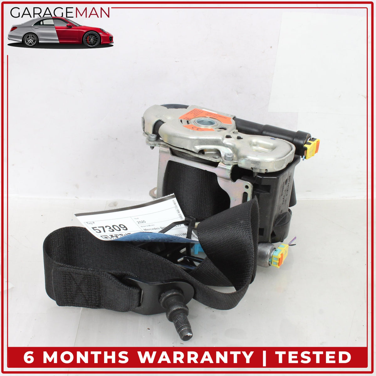 2014-2020 Mercedes X156 GLA250 Front Right Side Seat Belt Black 1178601285 OEM