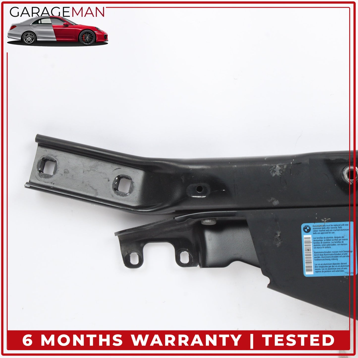 2011-2016 BMW 528i F10 Sedan Upper Radiator Core Support Bar 51647200689 OEM