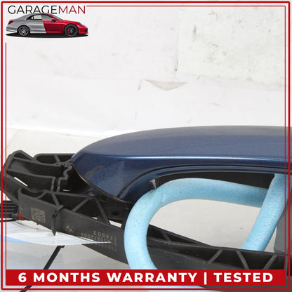 2017-2024 BMW X3 X4 M550i Rear Right Side Exterior Door Handle Blue Metallic OEM