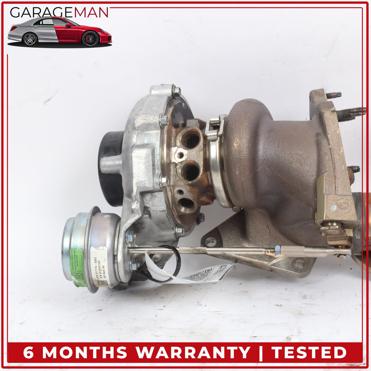 12-18 Mercedes-Benz CLS550 W218 Right Side Turbo Turbocharger w/ Manifold 41k