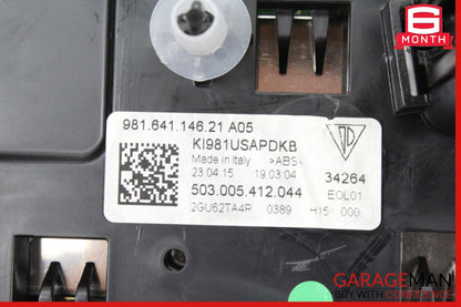 2013-2016 Porsche Cayman 981 Speedometer Instrument Cluster 98164114621 OEM