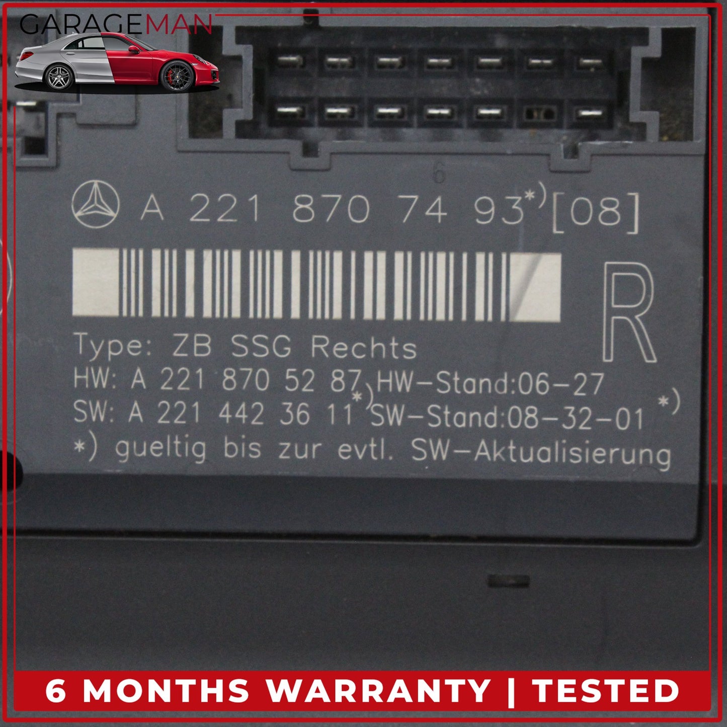 2007-2013 Mercedes W221 S400 Front Right Side Seat Control Module 2218707493 OEM