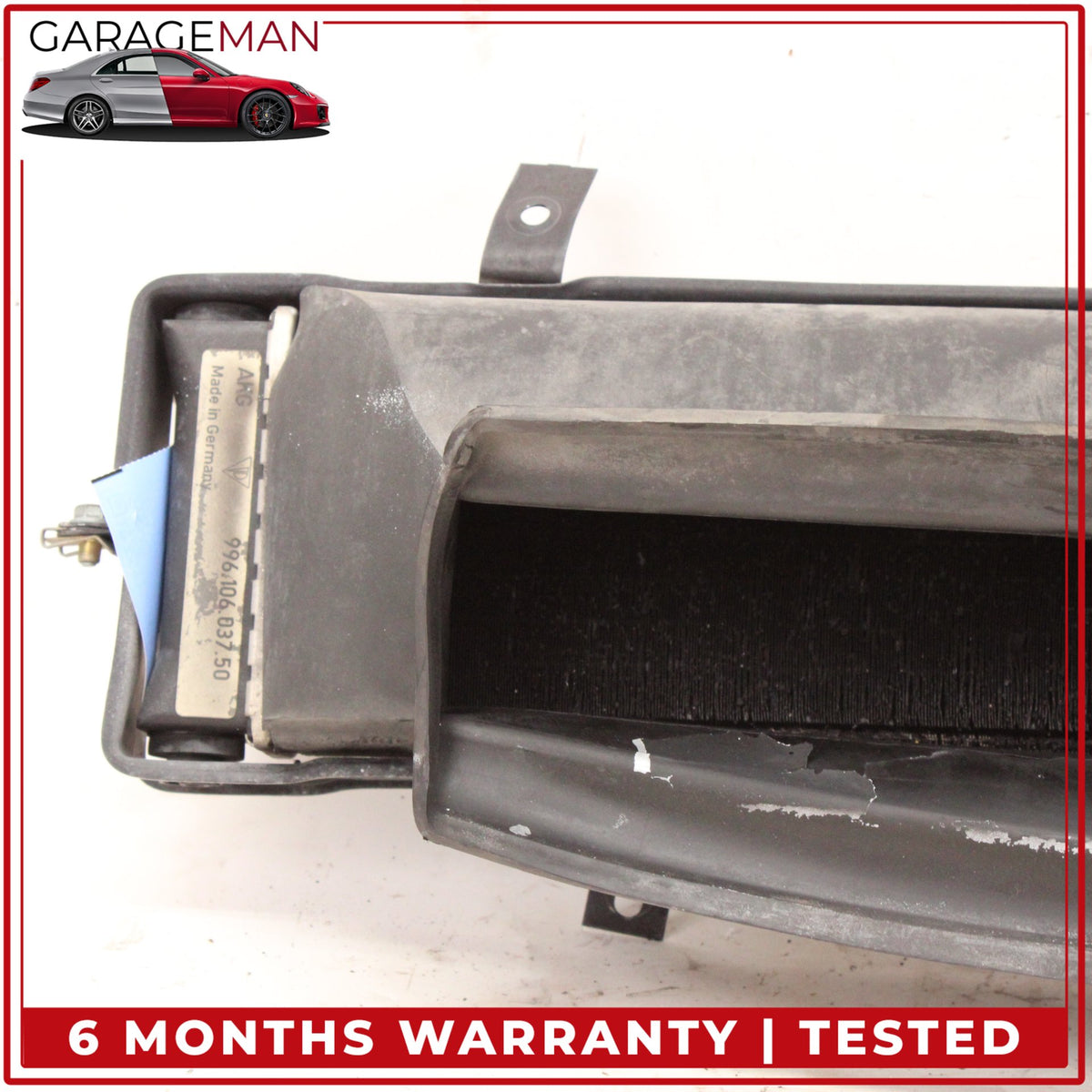 1997-2004 Porsche 911 Carrera Engine Cooling Center Radiator w/ Air Duct OEM