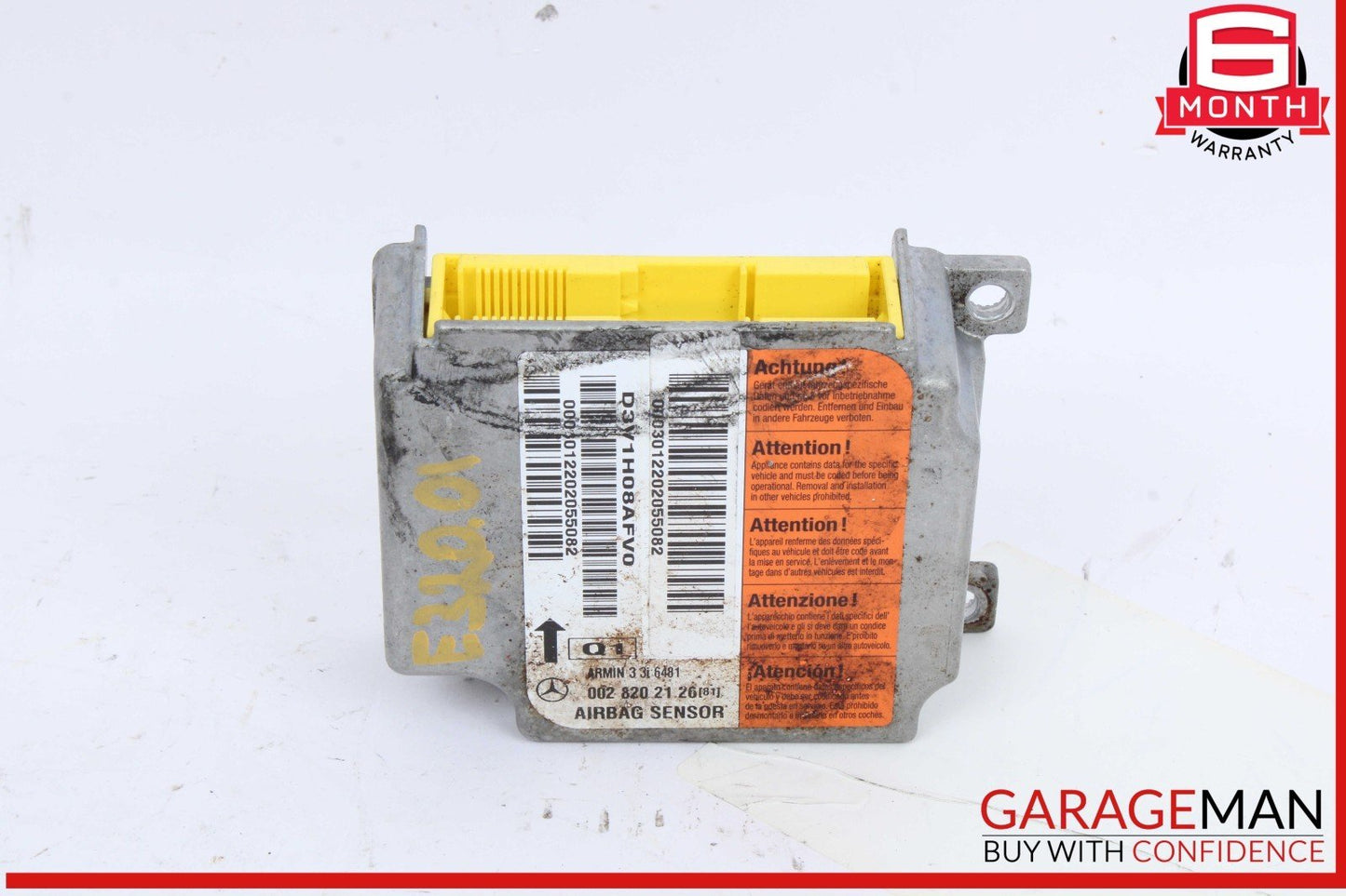 97-03 Mercedes W210 E320 E430 SRS Airbag Air Bag Sensor Safety Module OEM