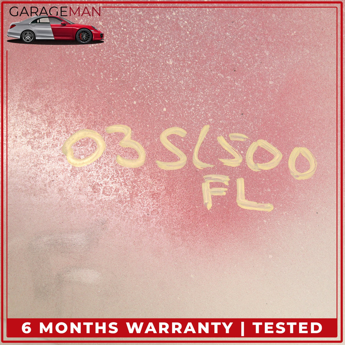 2003-2008 Mercedes R230 SL500 Front Left Side Fender Panel Fire Opal Red OEM