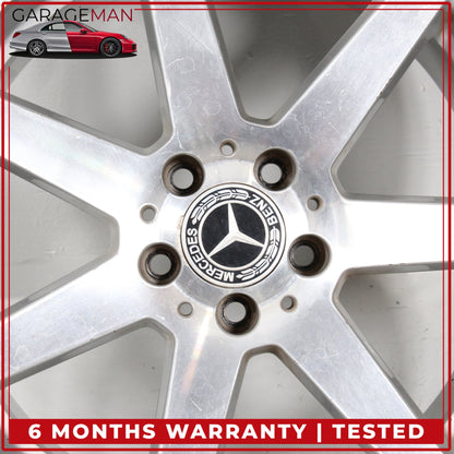 2012-2015 Mercedes W204 C250 Rear 7 Spoke Wheel Rim 8.5JX18H2ET54 2044019902 OEM