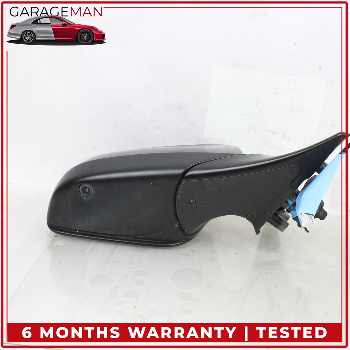 2012-2018 BMW 650i F13 Right Door Rear View Mirror w/ Camera & Blind Spot OEM