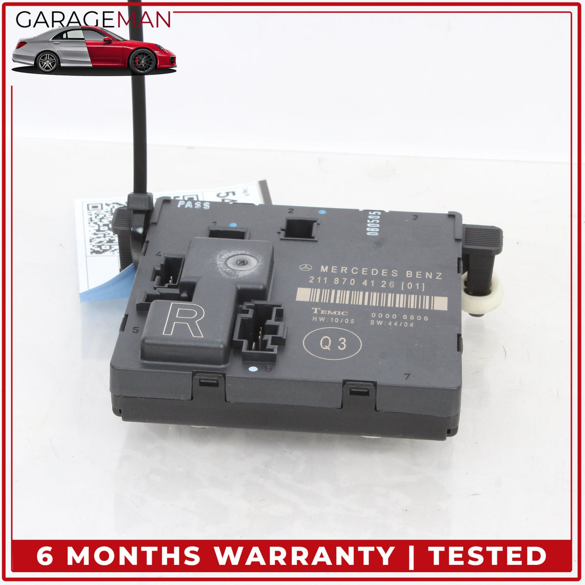 2003-2009 Mercedes W211 E350 Rear Right Side Door Control Module 2118704126 OEM