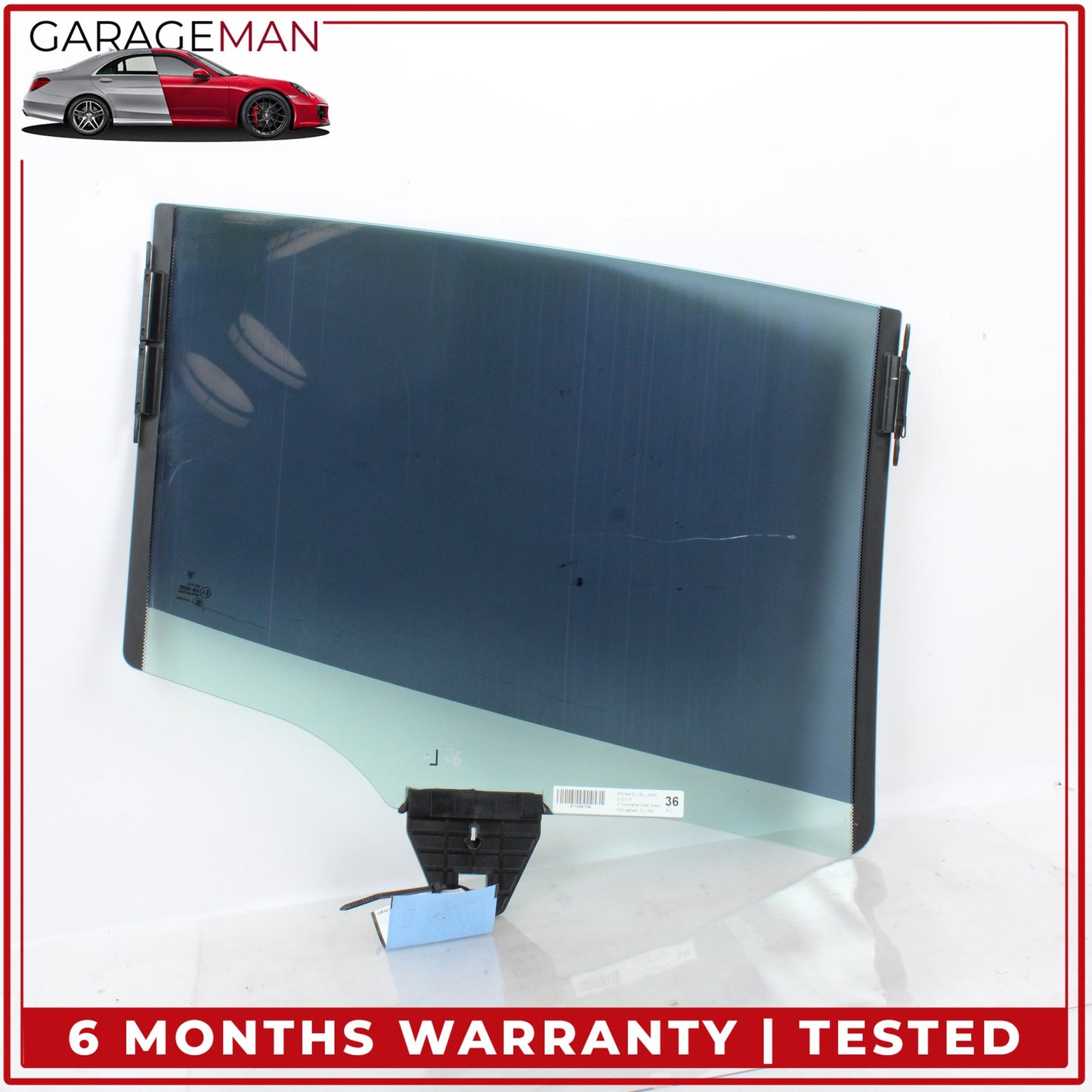 2010-2016 Porsche Panamera 970 Rear Left Driver Side Door Window Glass OEM