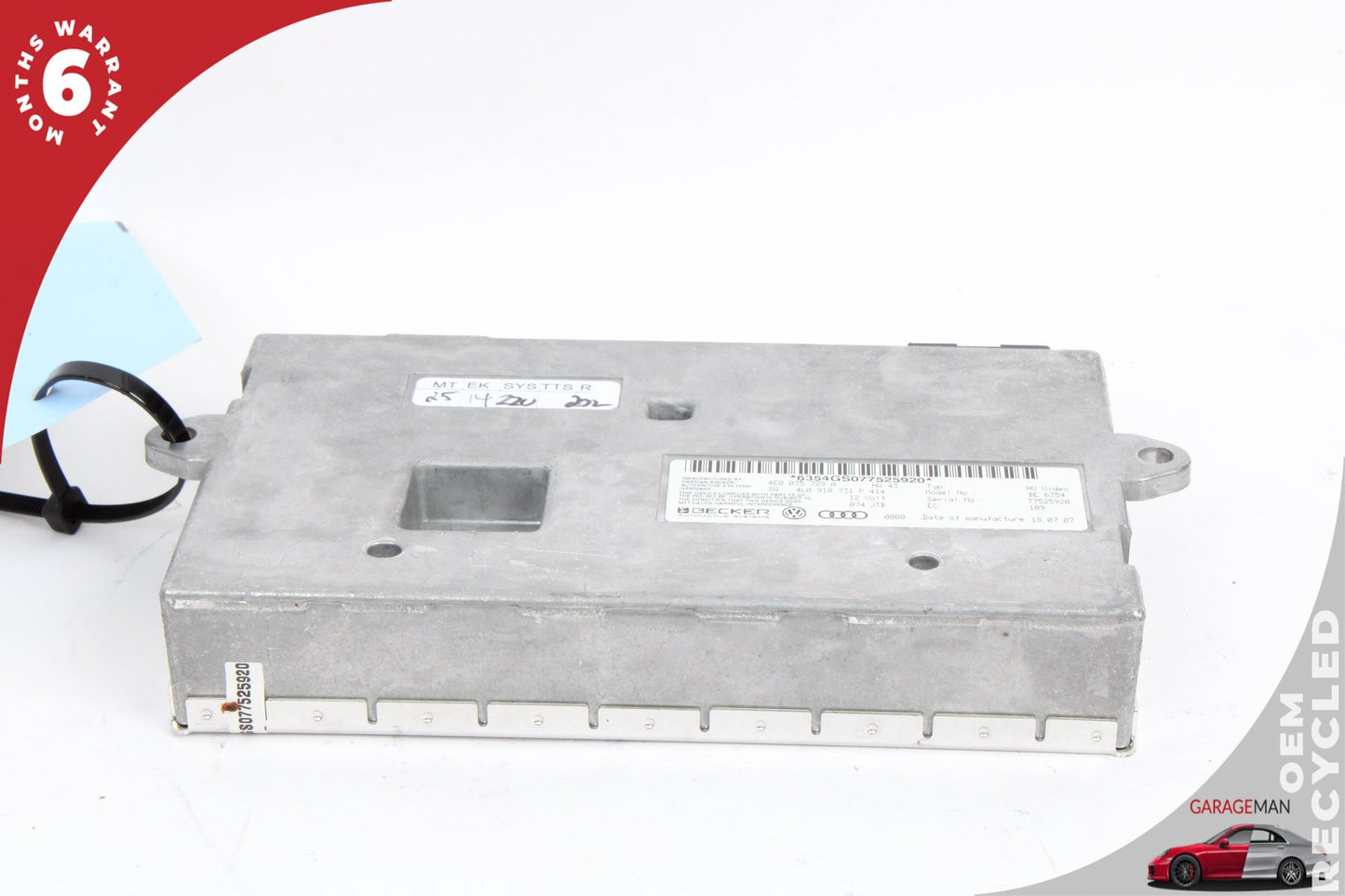 2007-2009 Audi Q7 Multimedia MMI Control Module Unit 4E0035729A OEM