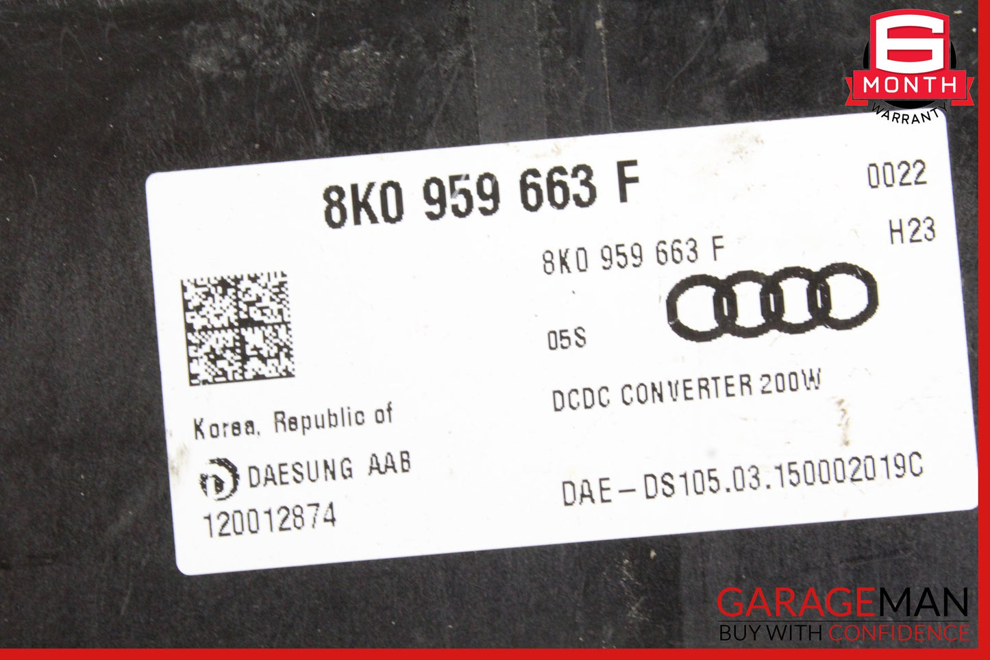 2012-2018 Audi A7 Voltage Stabiliser Control Module Unit 8K0959663F OEM