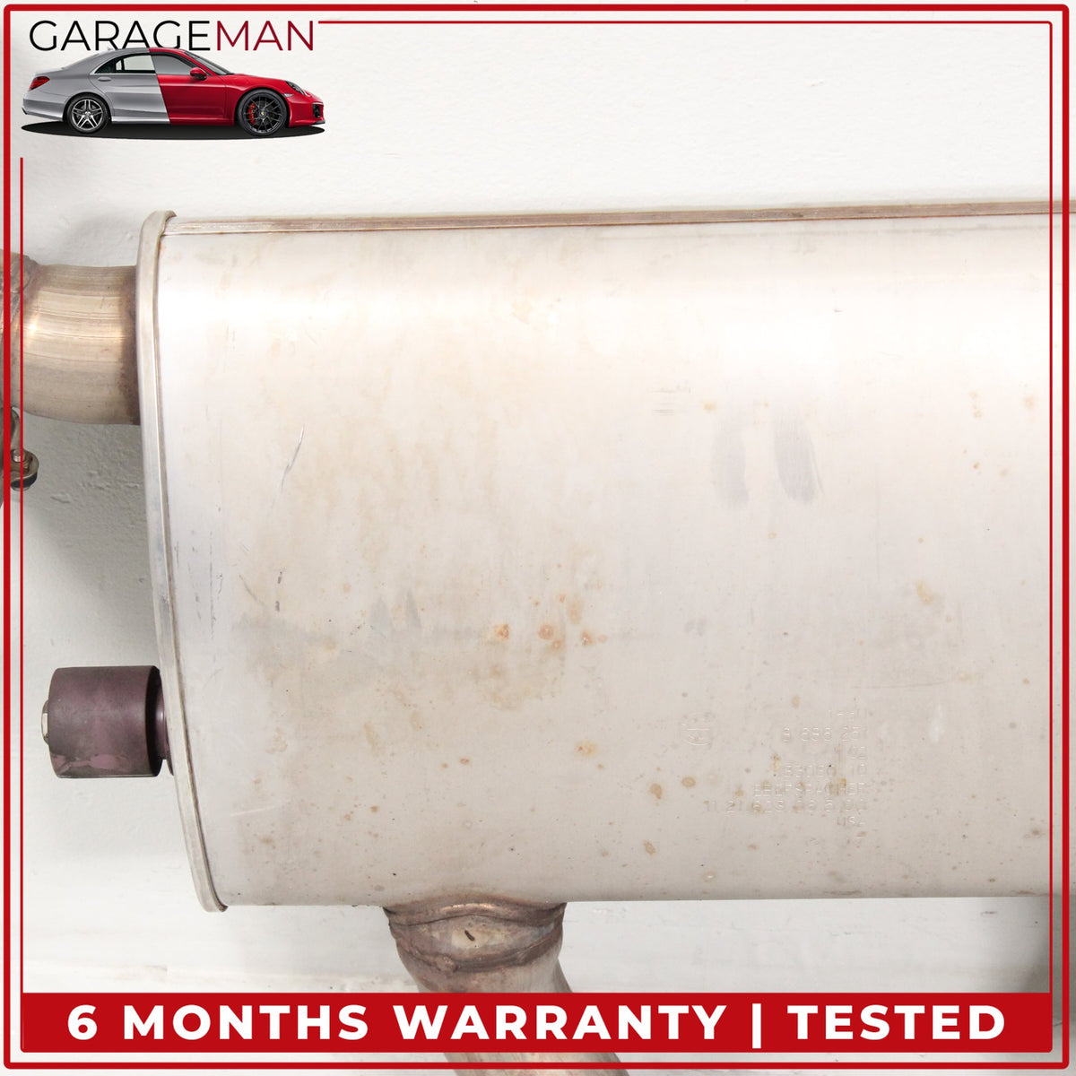 2018-2024 BMW X3 G01 SUV Rear Exhaust Muffler w/ Tips 8686251 OEM