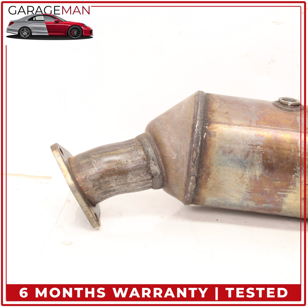 2011-2015 Audi Q7 4L 3.0L Left Side Exhaust Downpipe 7L8254301Q OEM