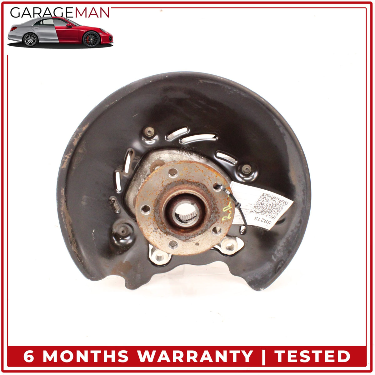 2011-2018 Audi A8 S8 Rear Right Side Spindle Knuckle Wheel Hub 4H0615612H OEM