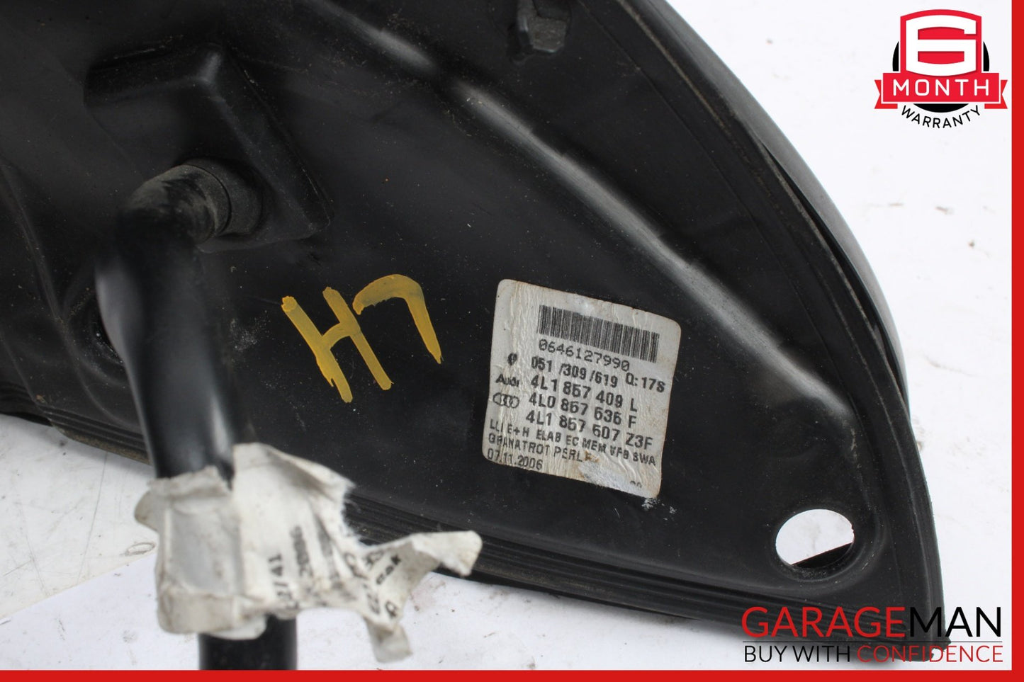 2007-2009 Audi Q7 4L Station Wagon Front Left Door Rear View Mirror 4L1857409L